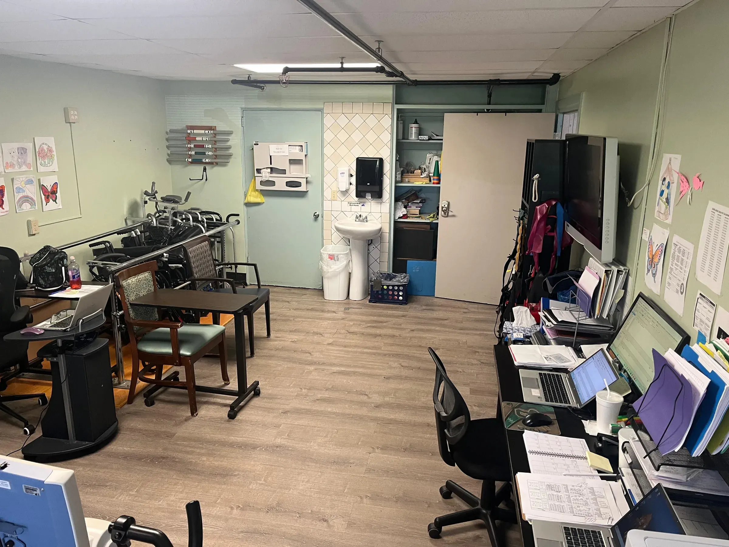 The therapy room at Vivo Healthcare LaurellWood